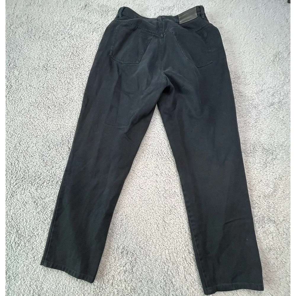 Lauren Ralph Lauren Women's Black Corduroy‎ Straight Leg Pants Mid-Rise Size 10P